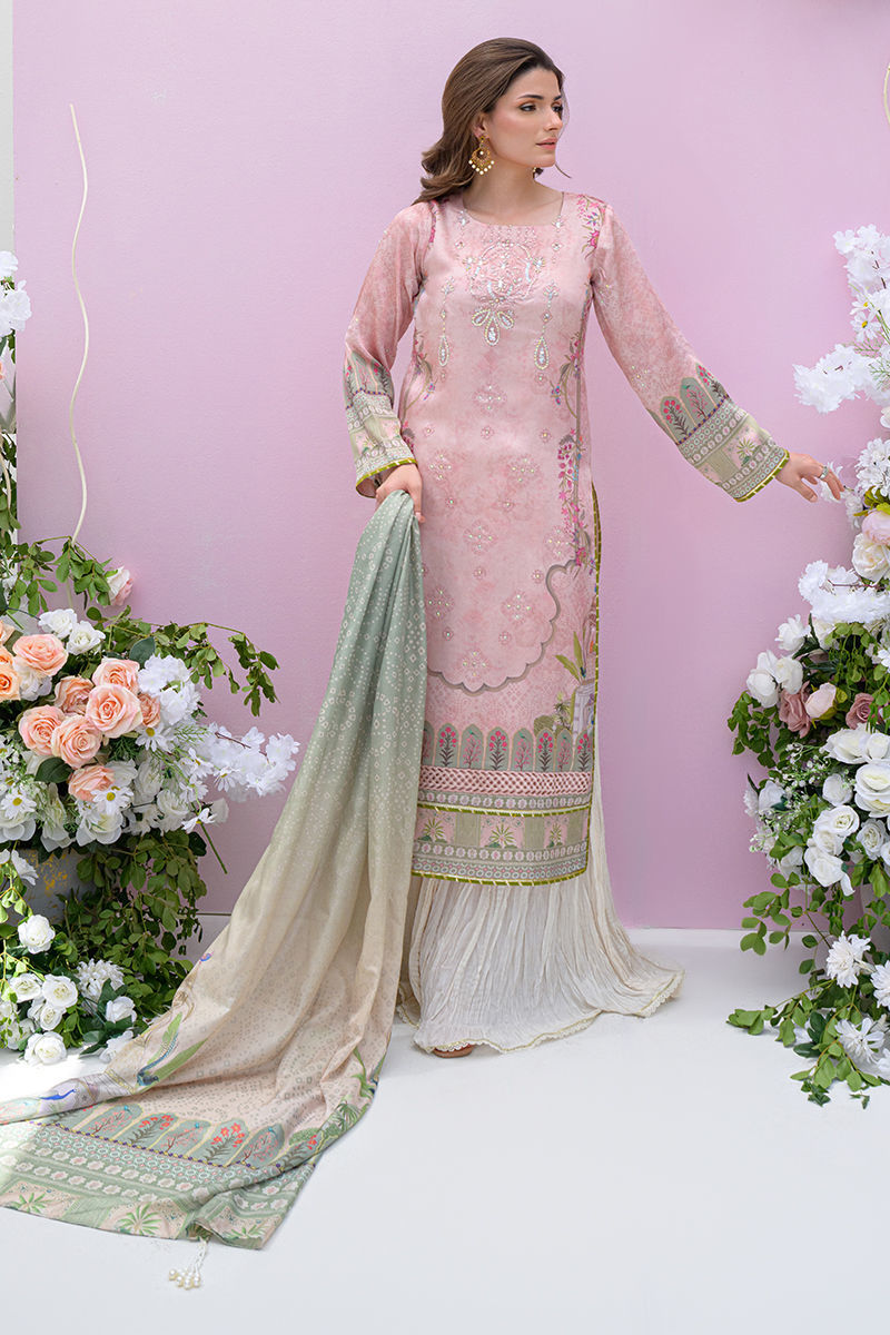 Fatima Khan | Eid Digital Silk Prints | Petaluxe