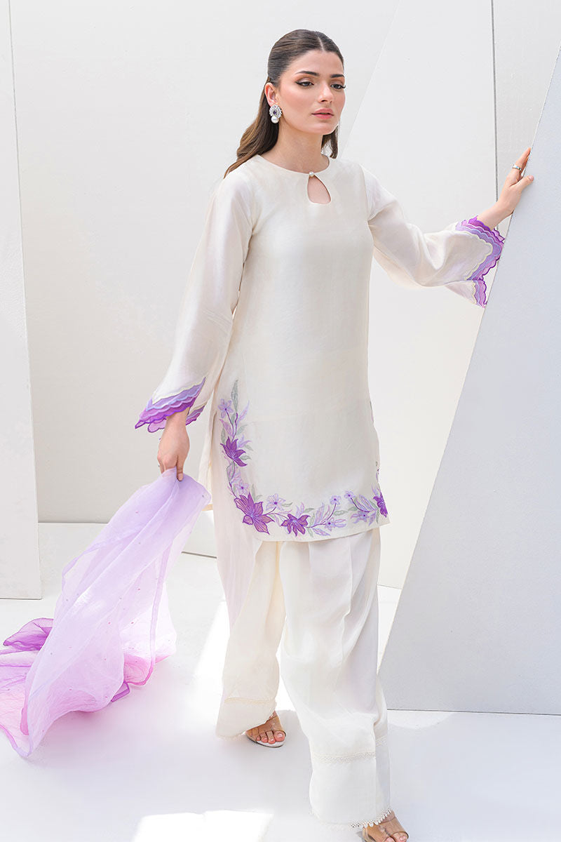 Fatima Khan | Serene Eid Luxe Pret | Majestic Ivory
