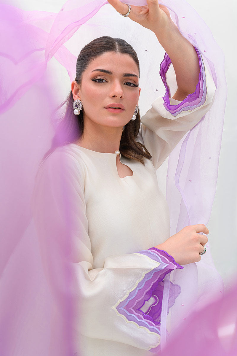 Fatima Khan | Serene Eid Luxe Pret | Majestic Ivory