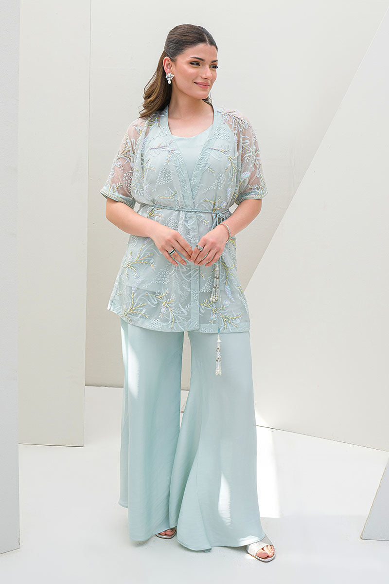 Fatima Khan | Serene Eid Luxe Pret | Luscious Aqua