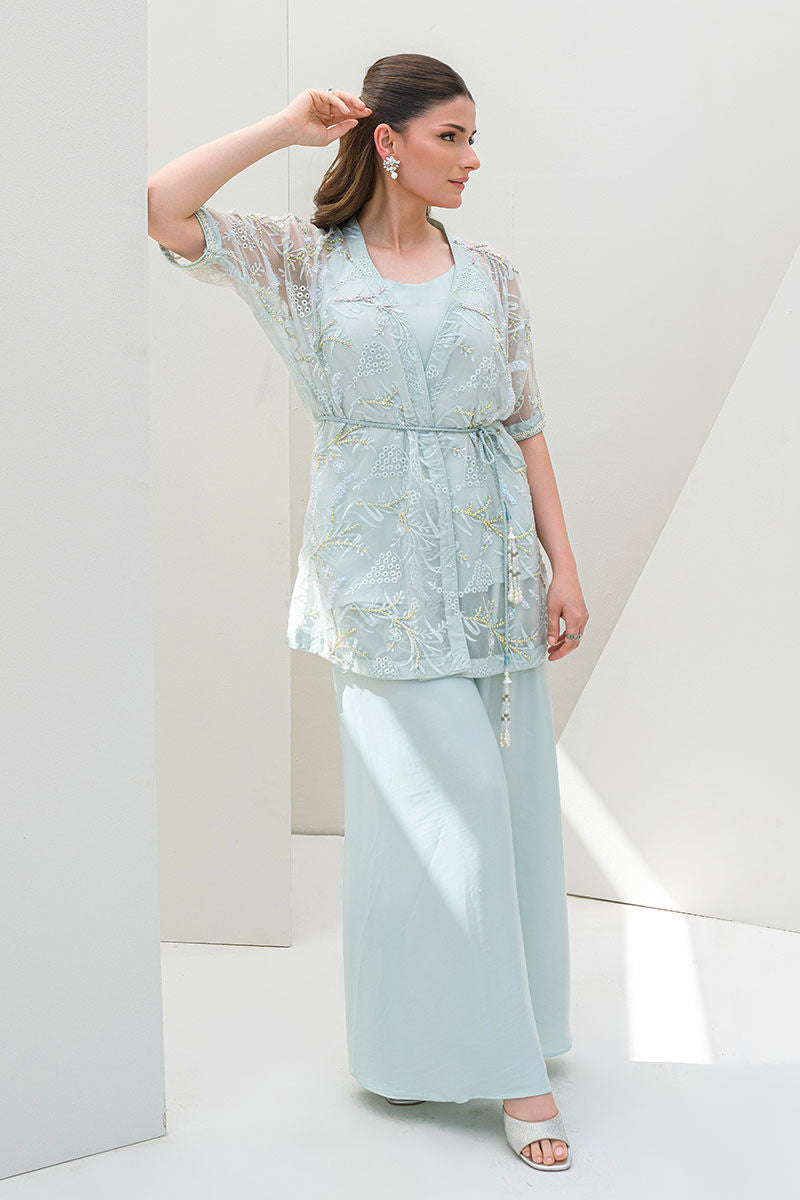 Fatima Khan | Serene Eid Luxe Pret | Luscious Aqua