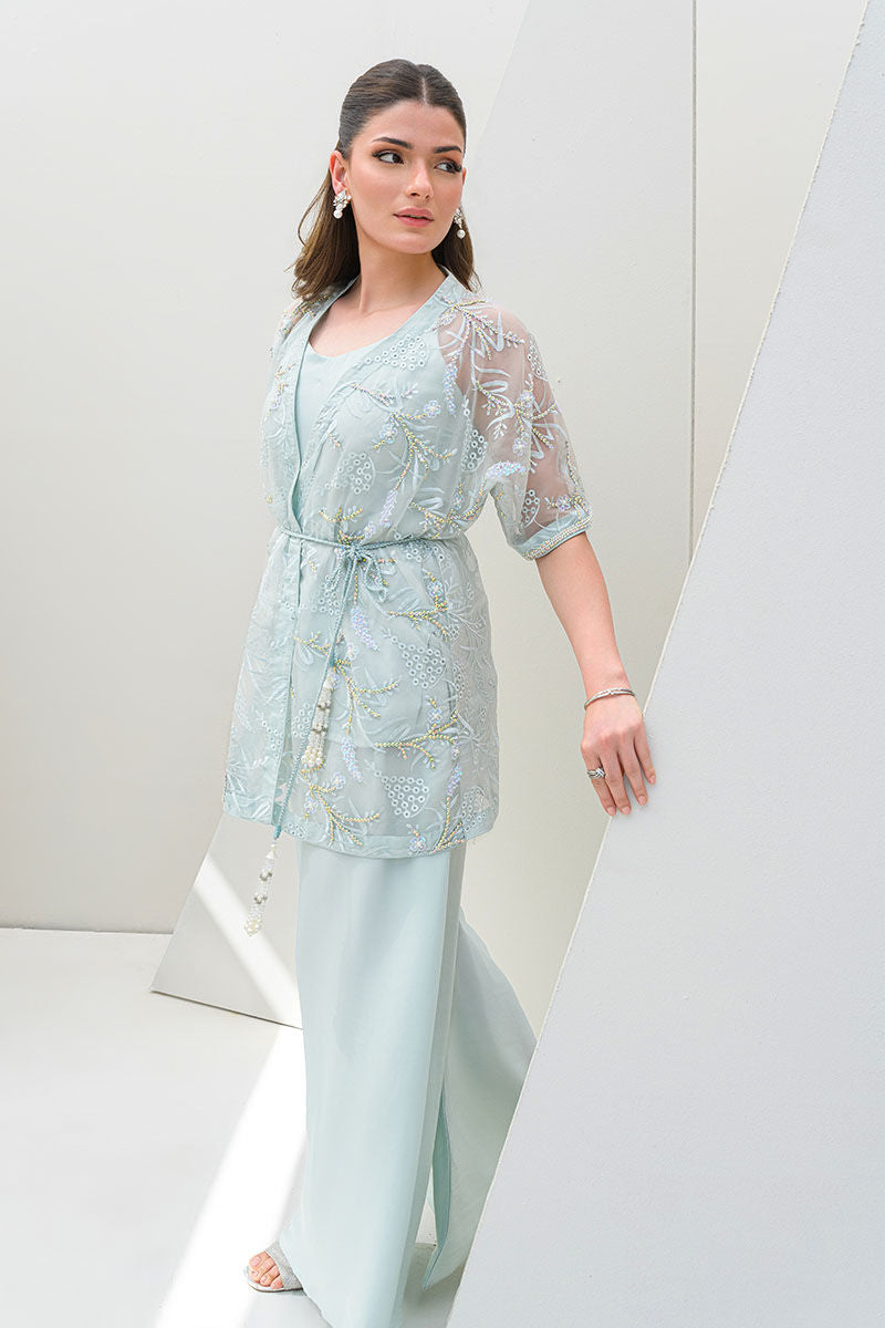 Fatima Khan | Serene Eid Luxe Pret | Luscious Aqua