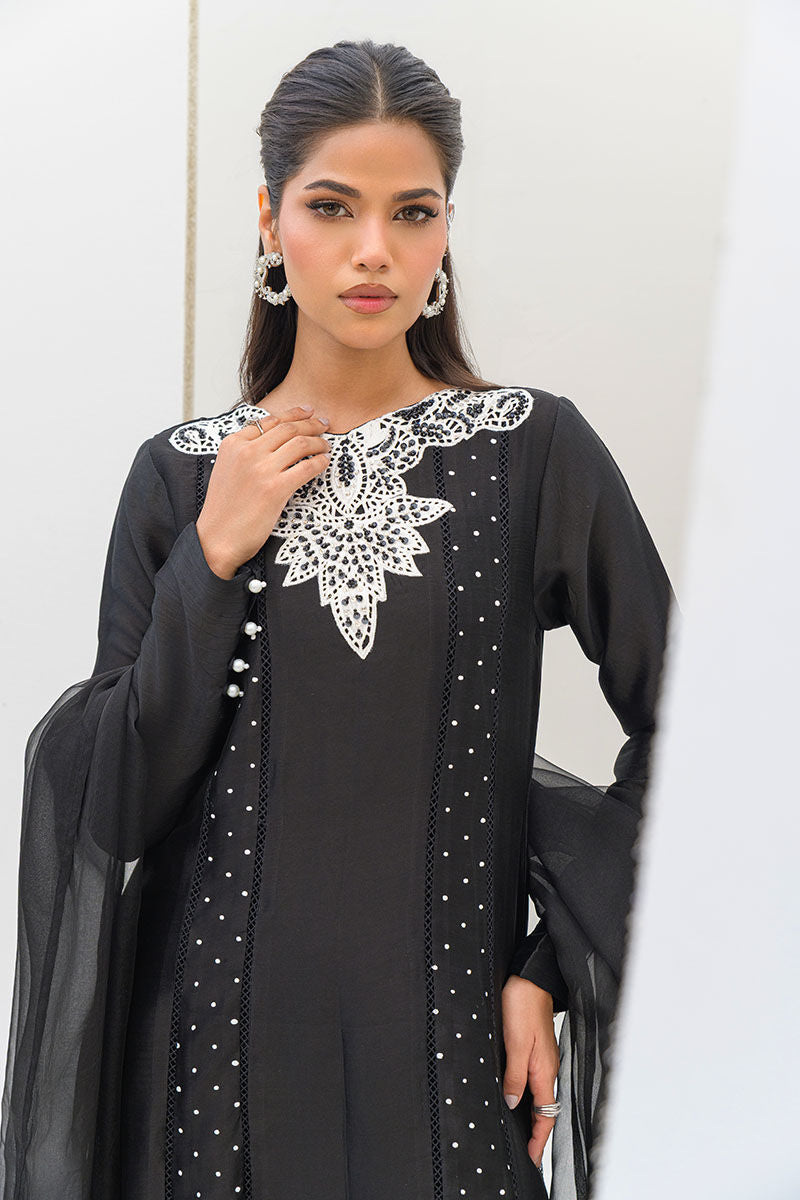Fatima Khan | Serene Eid Luxe Pret | Obsidian