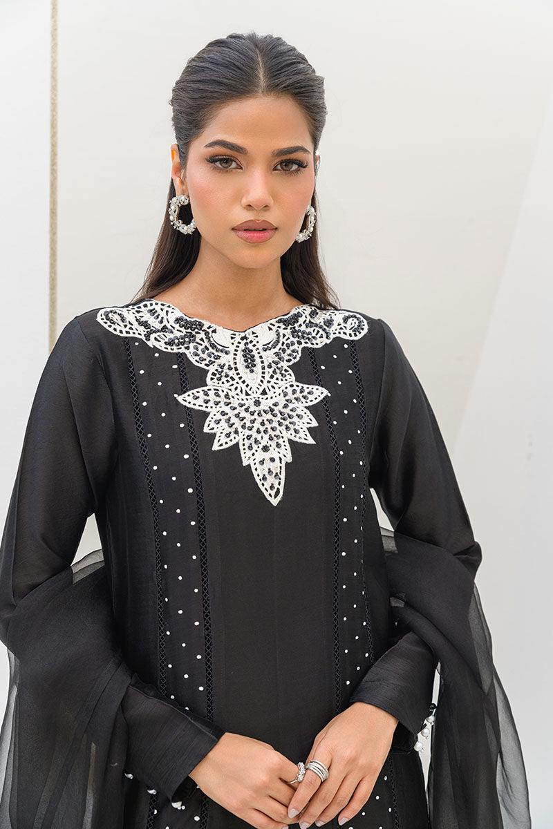 Fatima Khan | Serene Eid Luxe Pret | Obsidian