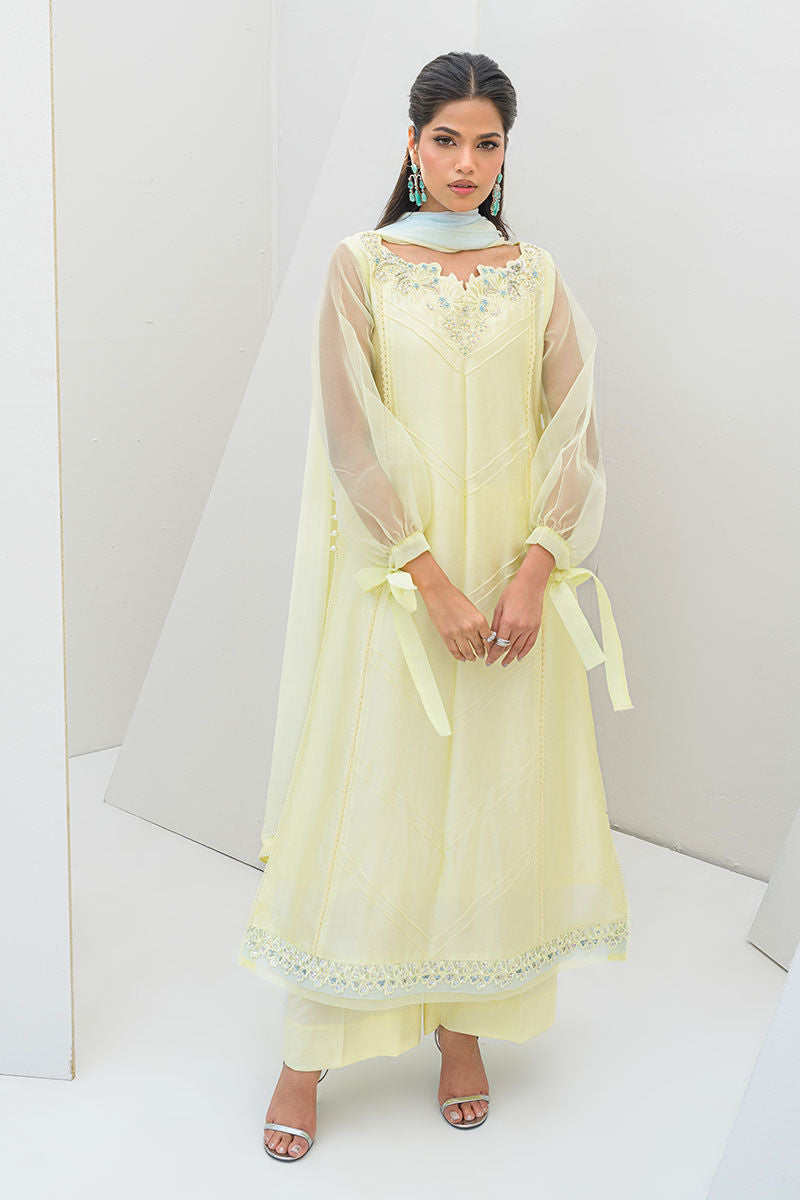 Fatima Khan | Serene Eid Luxe Pret | Lemon Love
