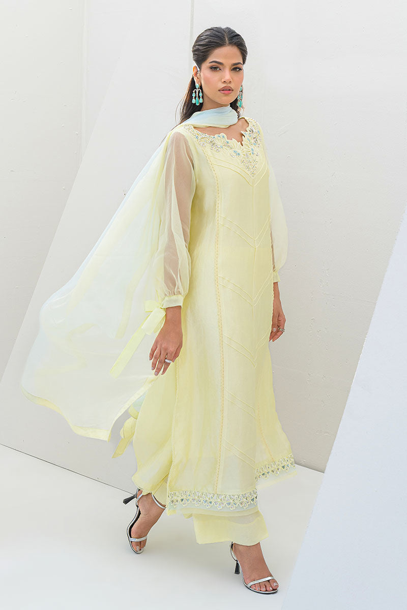 Fatima Khan | Serene Eid Luxe Pret | Lemon Love