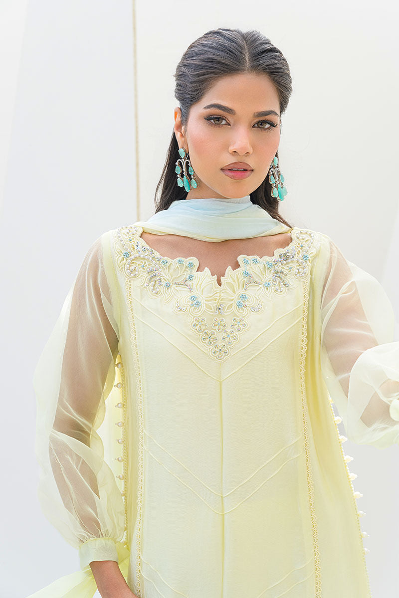 Fatima Khan | Serene Eid Luxe Pret | Lemon Love