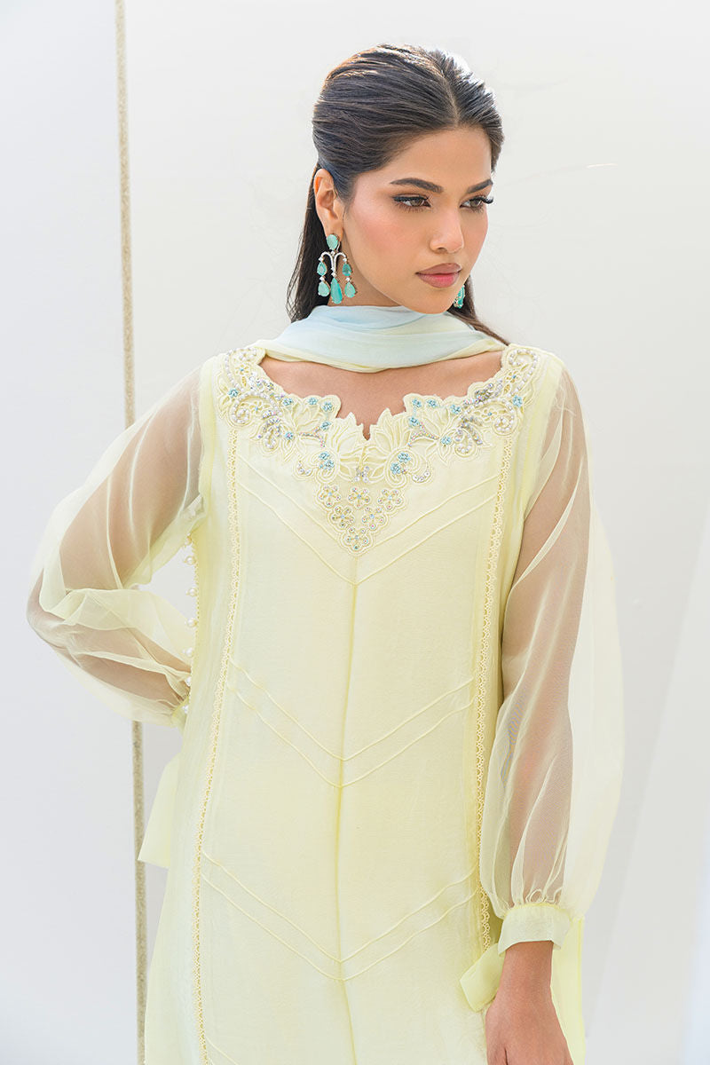 Fatima Khan | Serene Eid Luxe Pret | Lemon Love