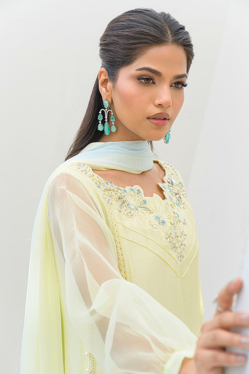 Fatima Khan | Serene Eid Luxe Pret | Lemon Love