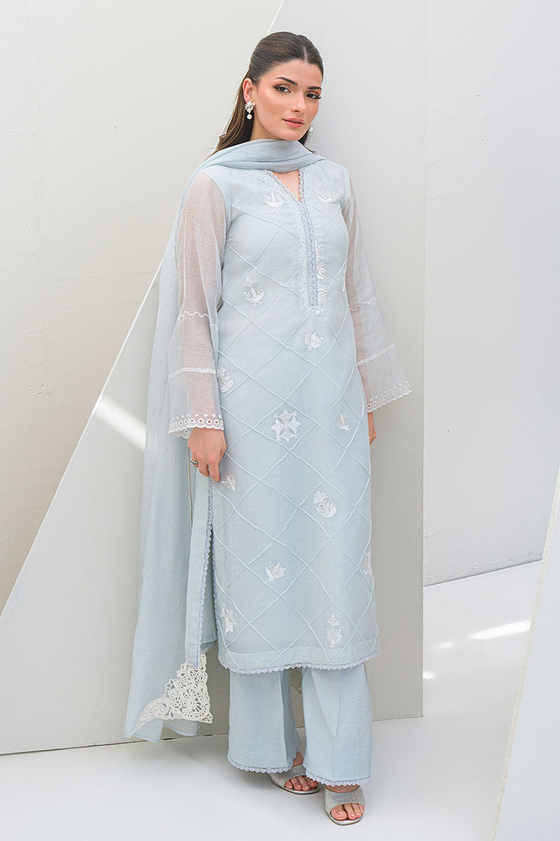 Fatima Khan | Serene Eid Luxe Pret | Azure Frost