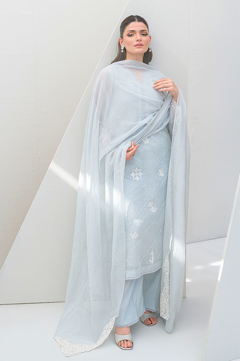 Fatima Khan | Serene Eid Luxe Pret | Azure Frost