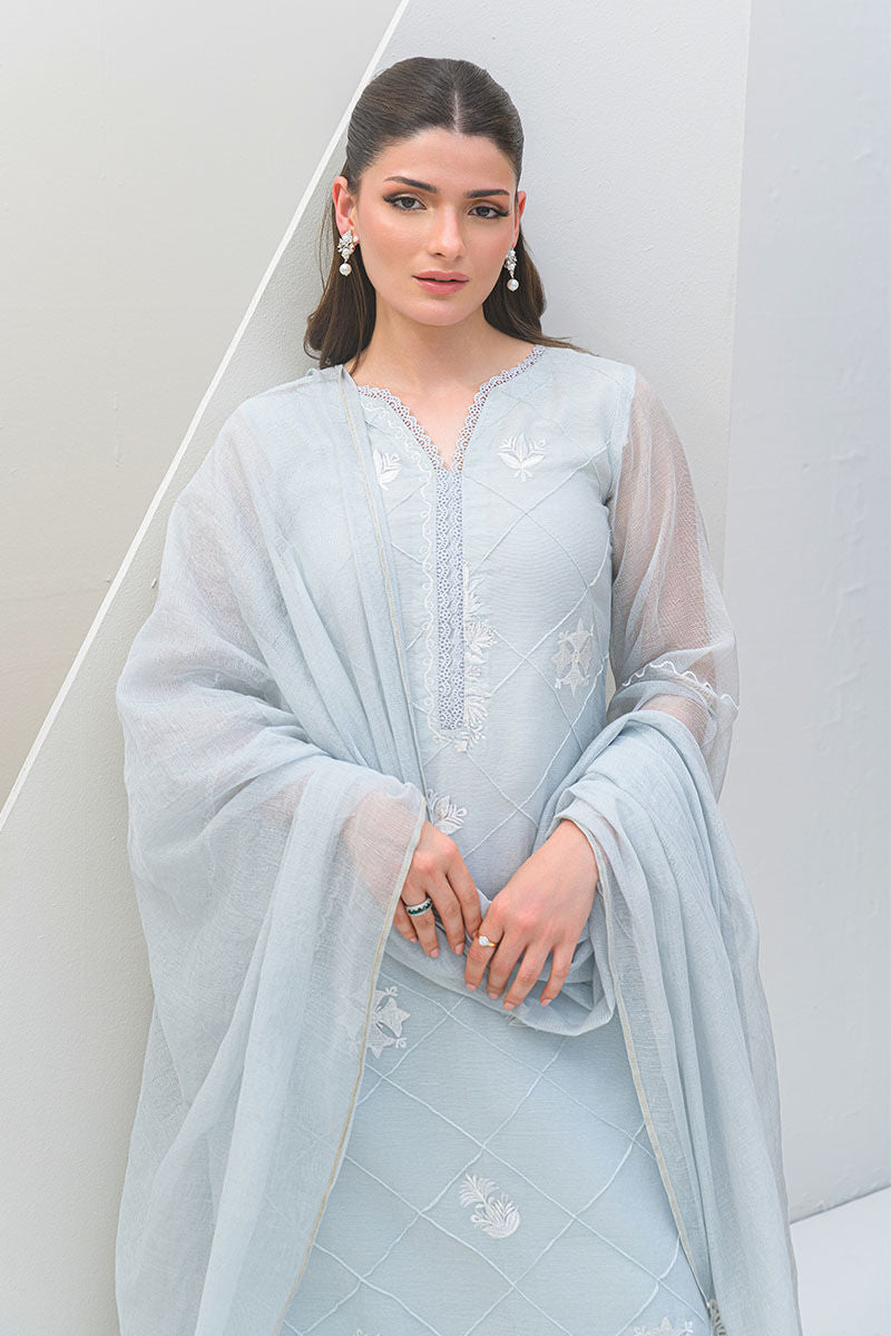 Fatima Khan | Serene Eid Luxe Pret | Azure Frost