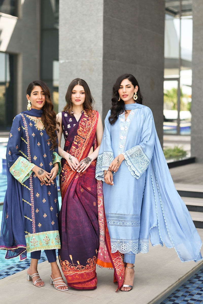 Ansab Jahangir | Luxury Silk Pret | BLUE SAPPHIRE