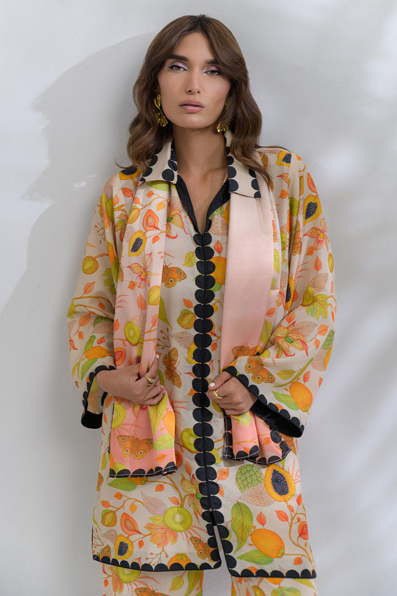 Fatima Khan | FK Prints | Breezy Papaya