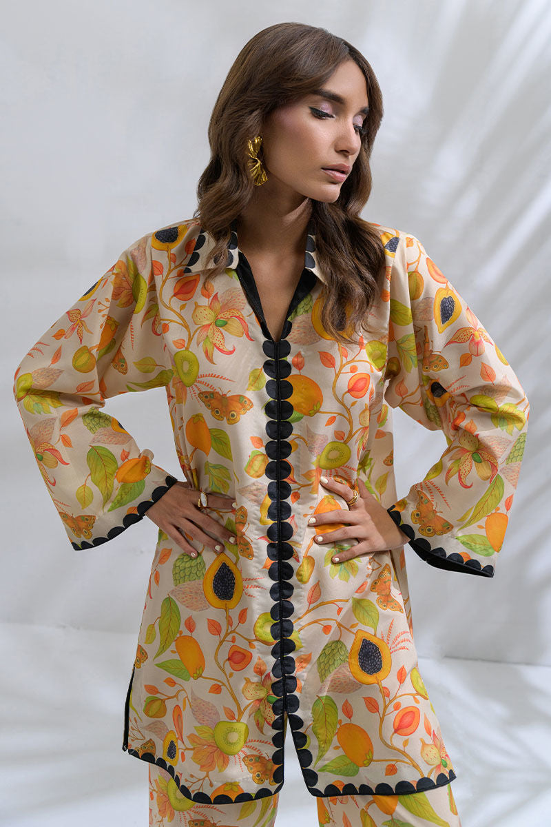 Fatima Khan | FK Prints | Breezy Papaya