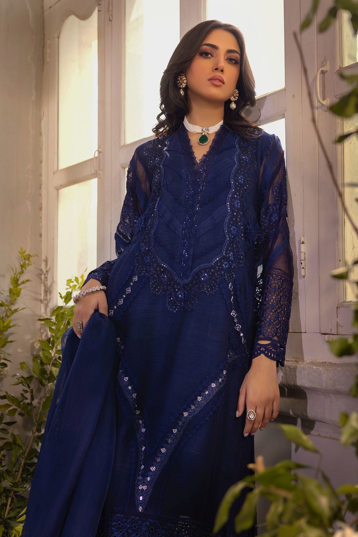 Annus Abrar | Designer Picks 24 | MISHKA MIDNIGHT BLUE - SHIRT AND PANTS