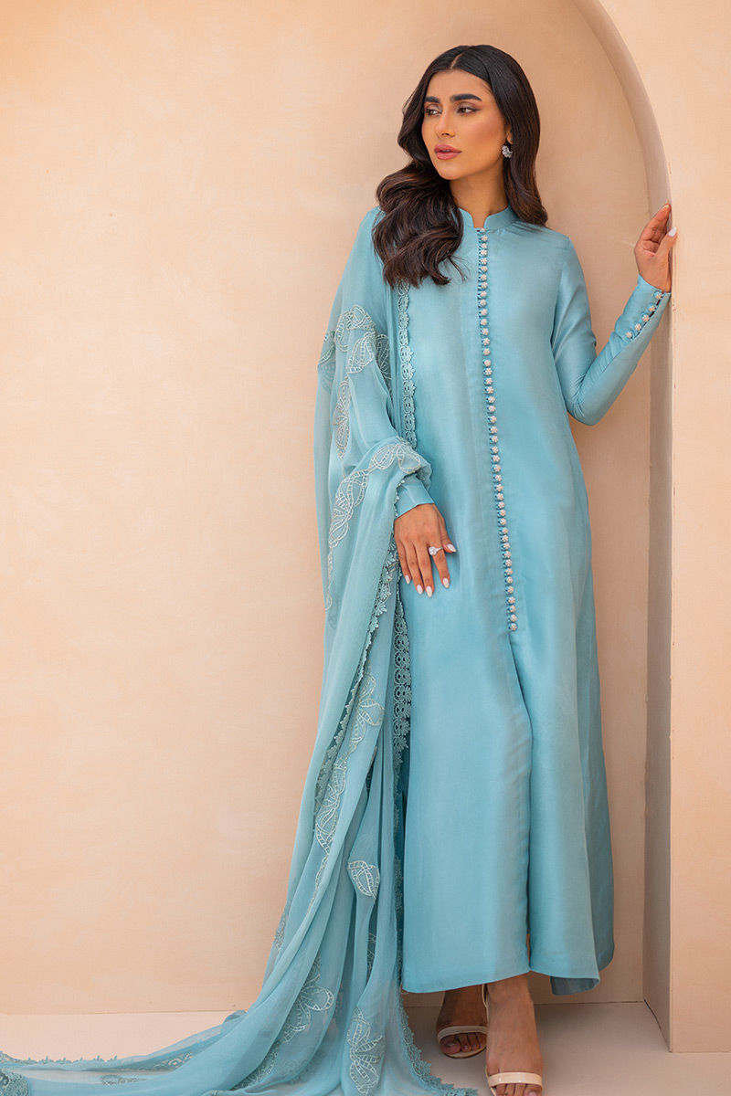 Ansab Jahangir | Luxury Silk Pret | AURORA FROST