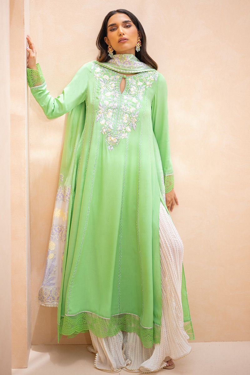 Ansab Jahangir | Luxury Silk Pret | VERDE