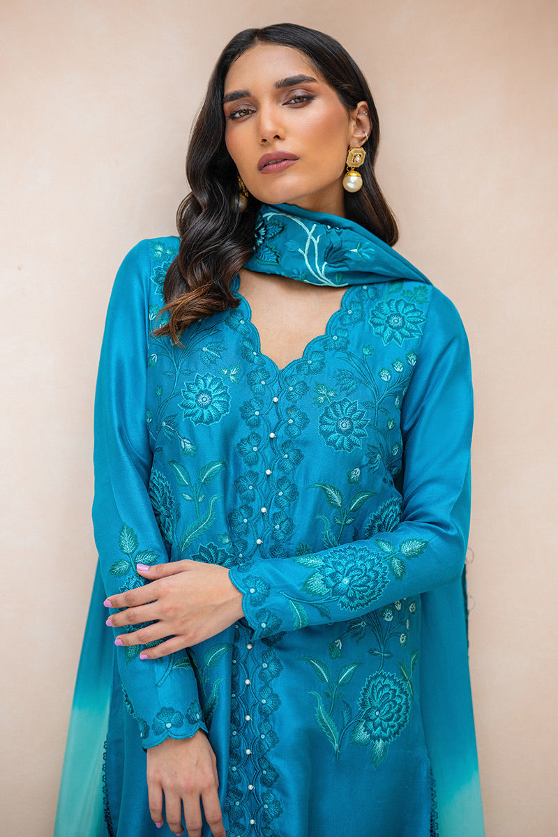 Ansab Jahangir | Luxury Silk Pret | MARINA