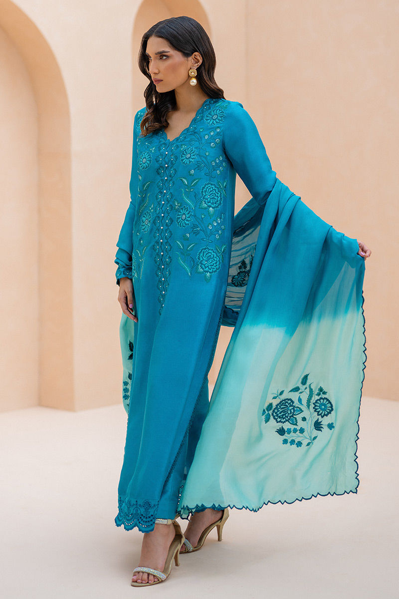 Ansab Jahangir | Luxury Silk Pret | MARINA