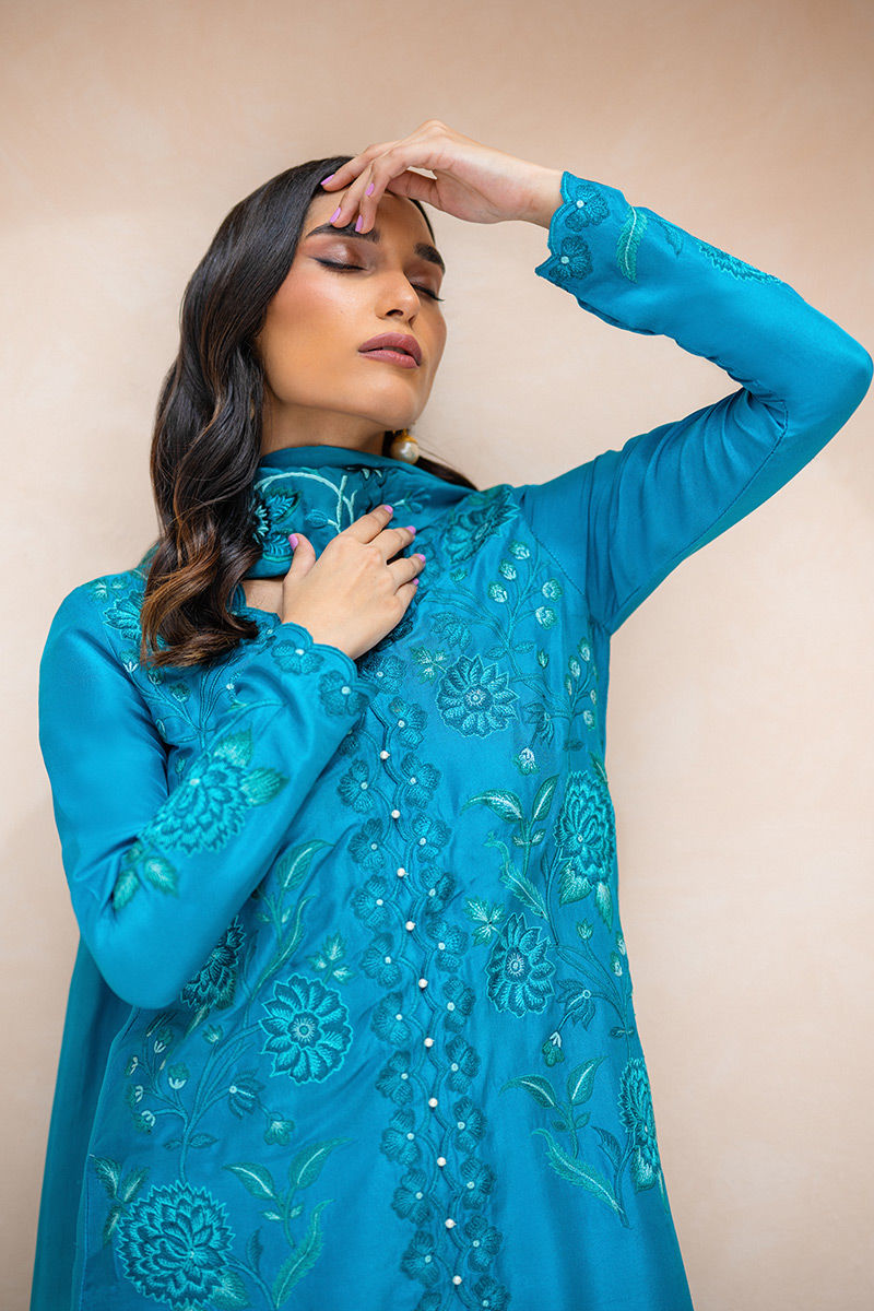 Ansab Jahangir | Luxury Silk Pret | MARINA