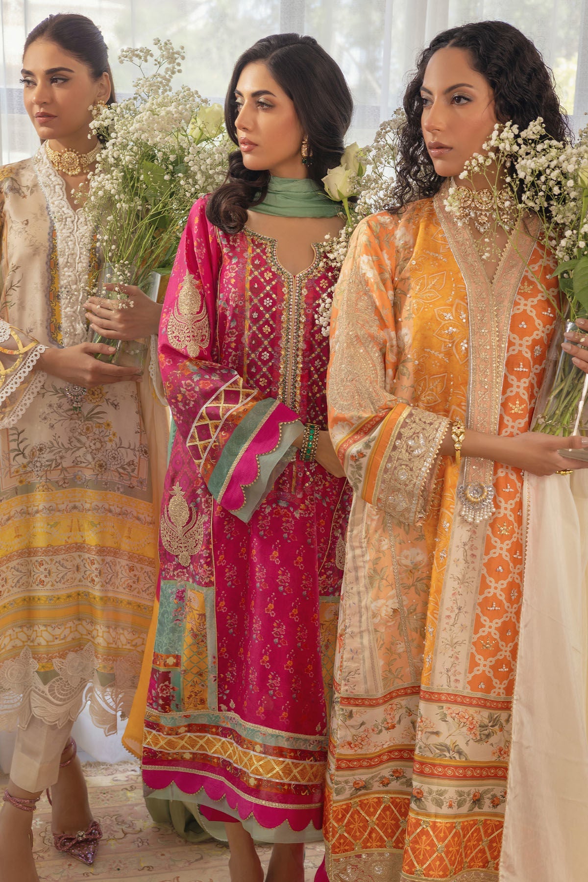 Annus Abrar | Luxe Silk Pret | LAMYA - SHIRT AND DUPATTA