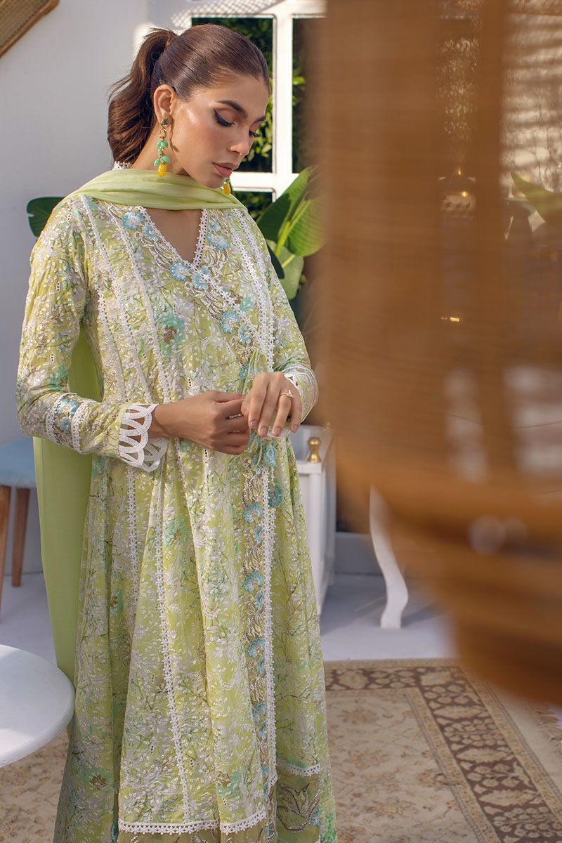 Ansab Jahangir | Chikankari | CITRONELLA SWIRL