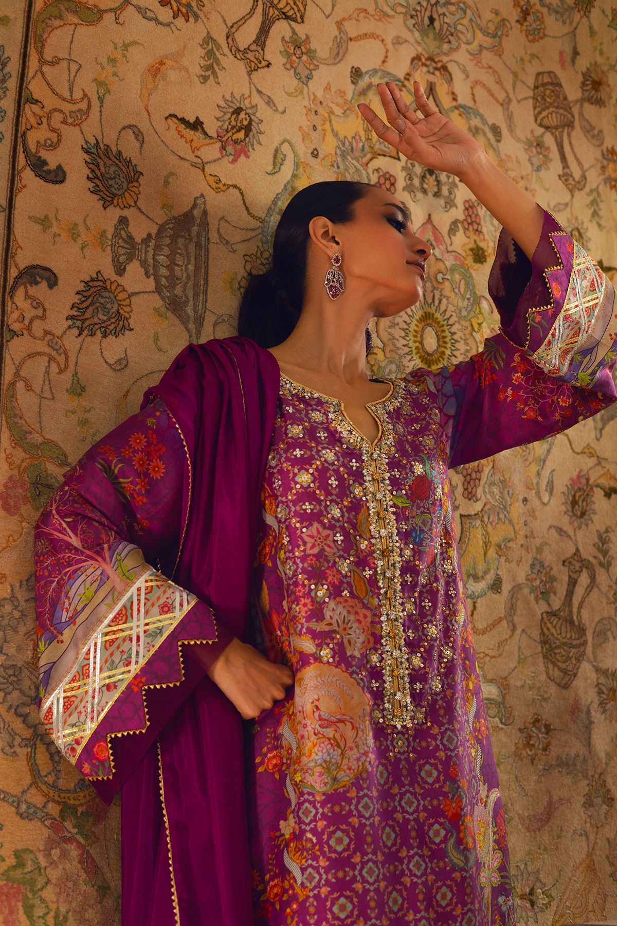 Annus Abrar | Lime Luxe Silk |   Salomi