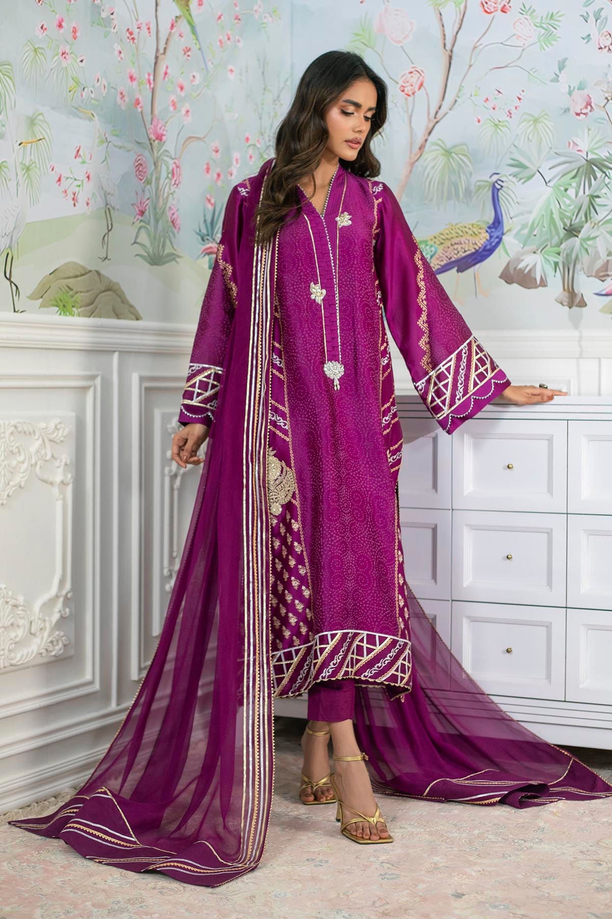 Annus Abrar | Sehr Eid Luxe | Emery - Violet