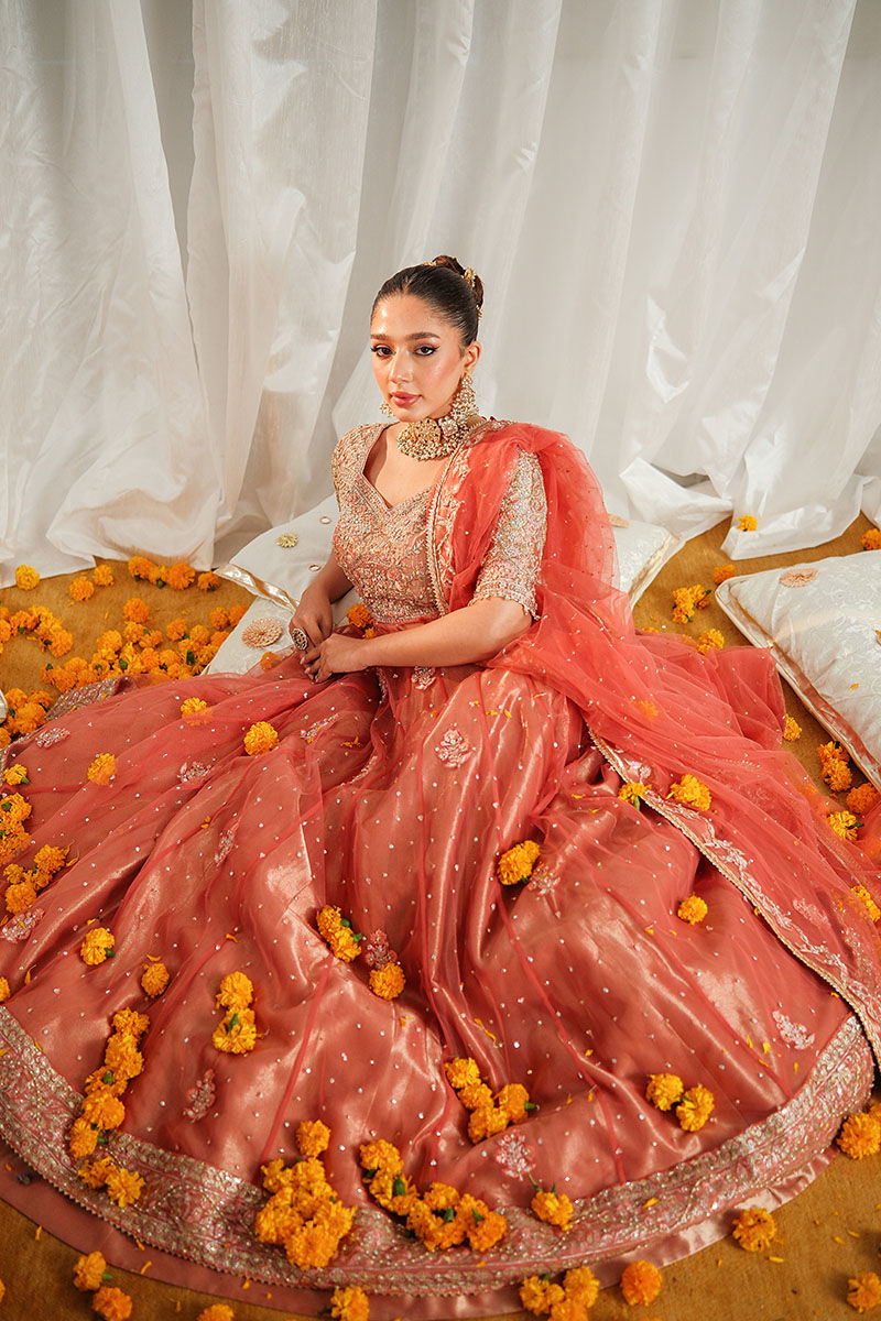 Ansab Jahangir | Marigold and Gota Formals | SHAHNOOR