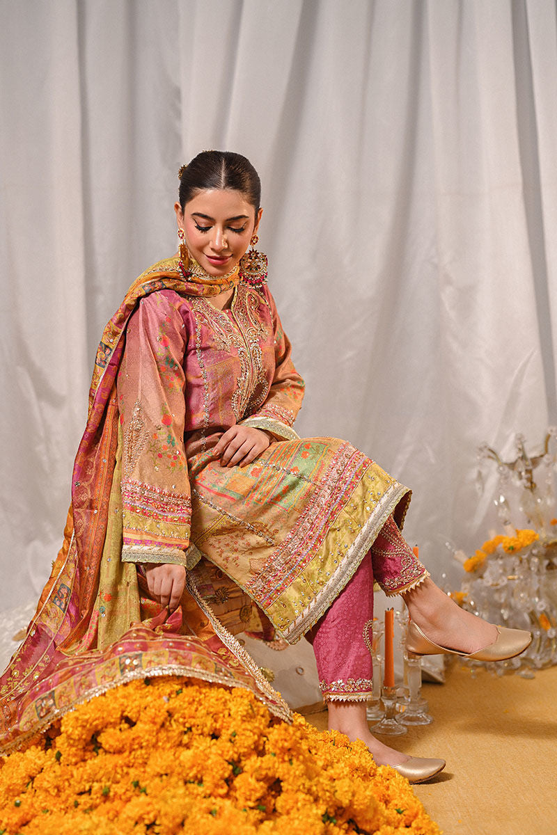 Ansab Jahangir | Marigold and Gota Formals | MOMAL