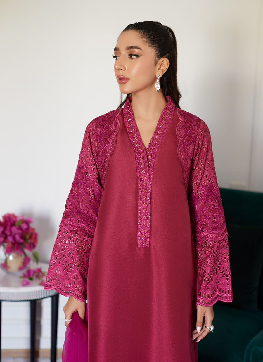 Farah Talib Aziz | Luna Eid Collection 24 | HONORINE MAGENTA