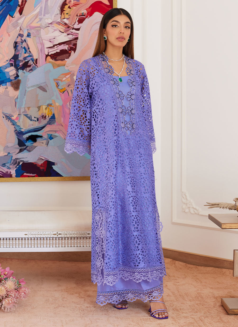 Farah Talib Aziz | Luna Eid Collection 24 | EVANTHIA PERIWINKLE