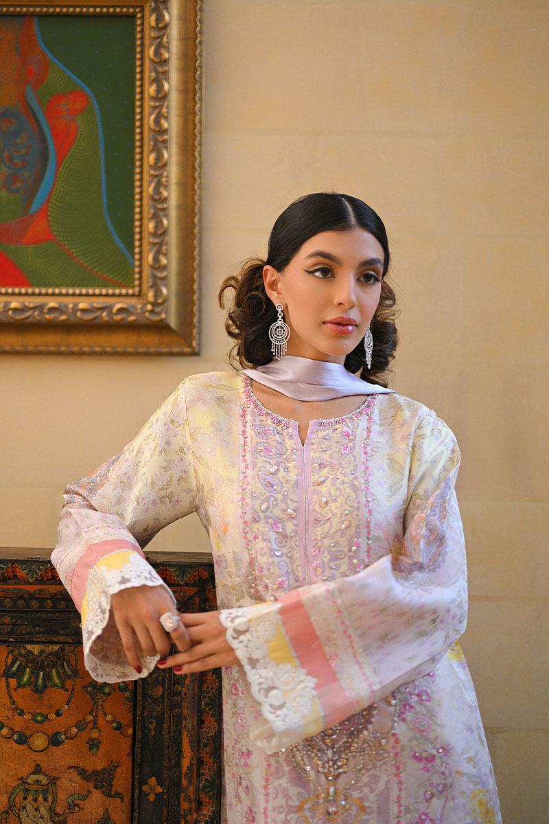 Ansab Jahangir | Secrets and Silk Eid Edit Silks 25 | Ciel Kaftan