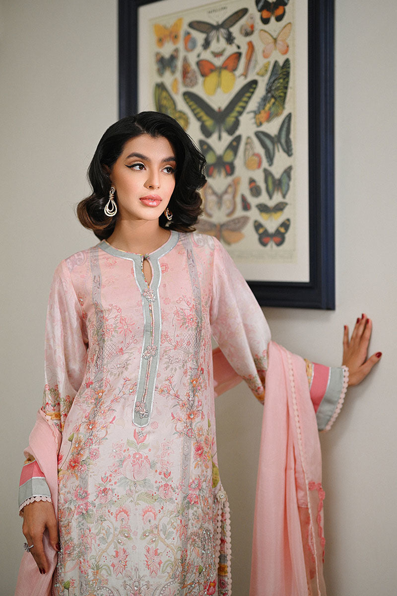 Ansab Jahangir | Secrets and Silk Eid Edit Silks 25 | Aviara Shirt and Dupatta