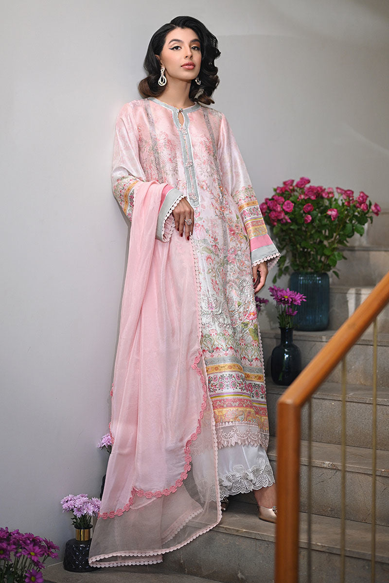 Ansab Jahangir | Secrets and Silk Eid Edit Silks 25 | Aviara Shirt and Dupatta