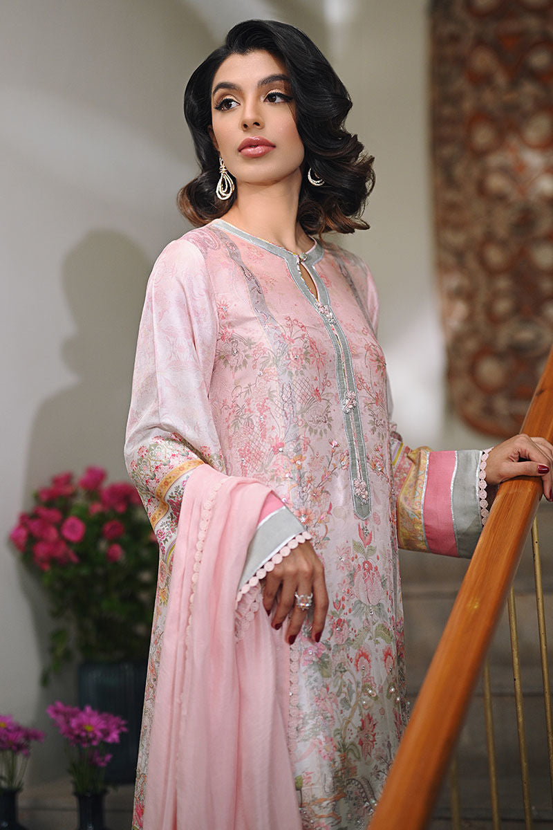 Ansab Jahangir | Secrets and Silk Eid Edit Silks 25 | Aviara Shirt and Dupatta
