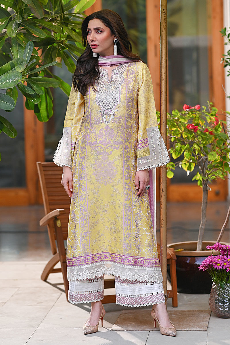 Ansab Jahangir | Digital Silk | Paloma Shirt and Dupatta