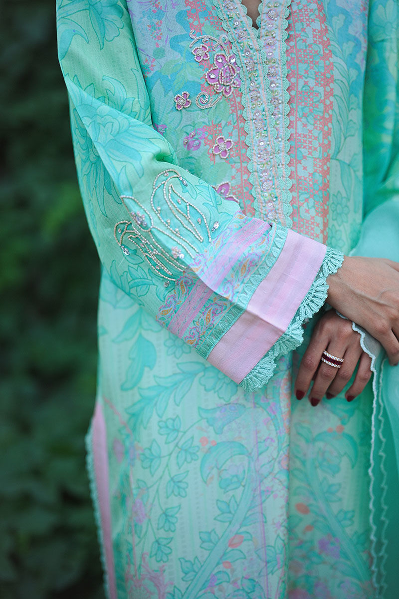 Ansab Jahangir | Secrets and Silk Eid Edit Silks 25 | Brreza Shirt and Dupatta