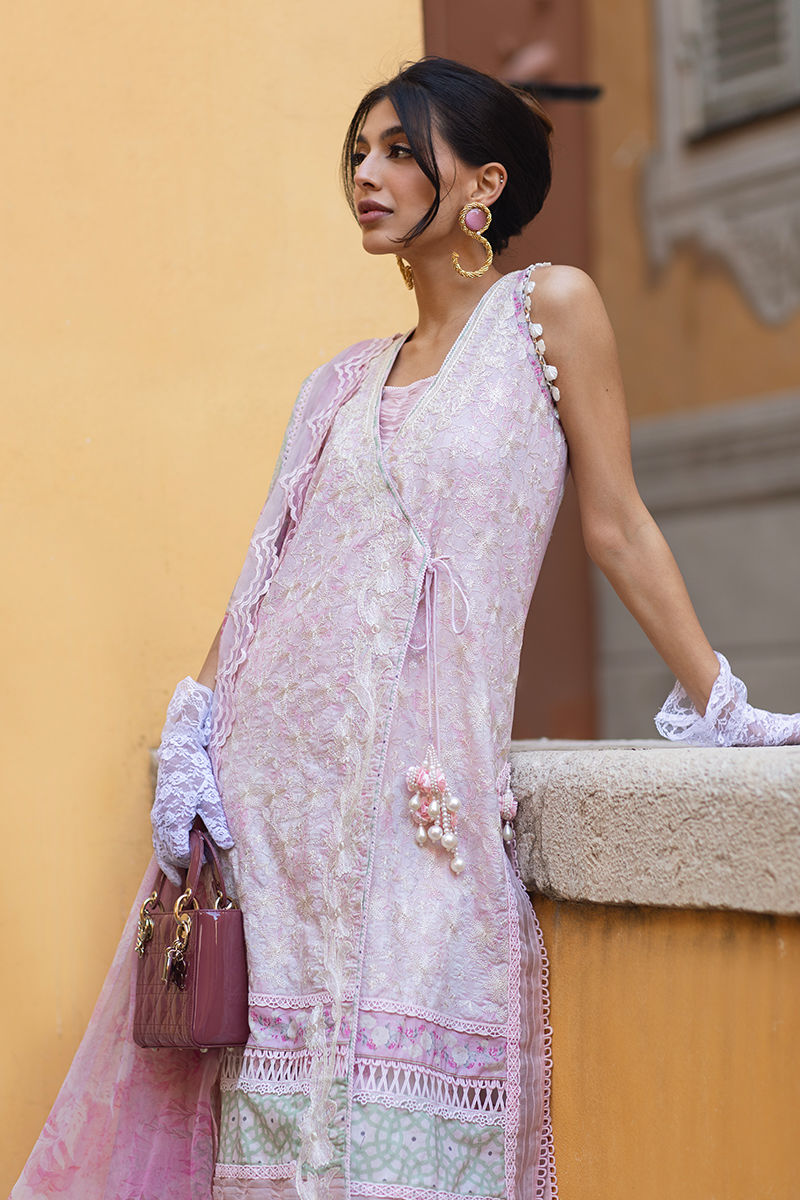Ansab Jahangir | Zoha Luxury Lawn 25 | Pearl Pink