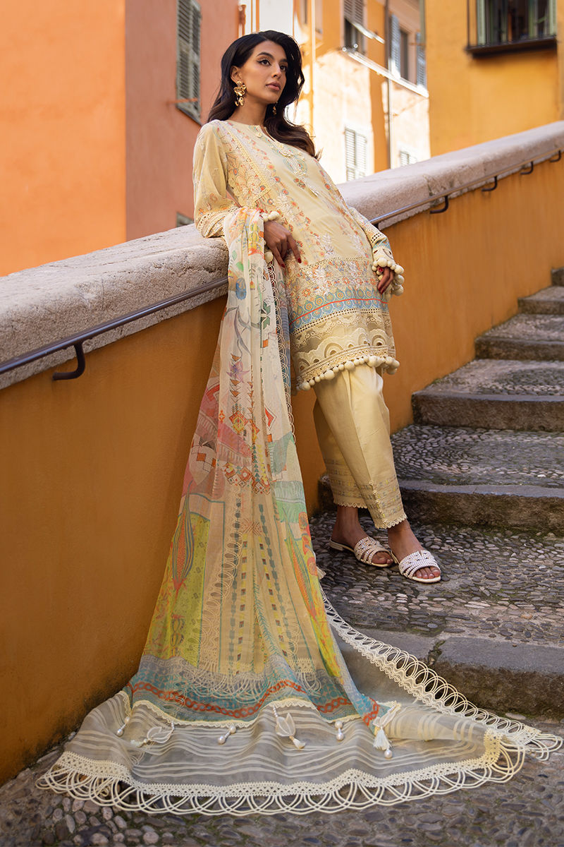 Ansab Jahangir | Zoha Luxury Lawn 25 | Mangosteen