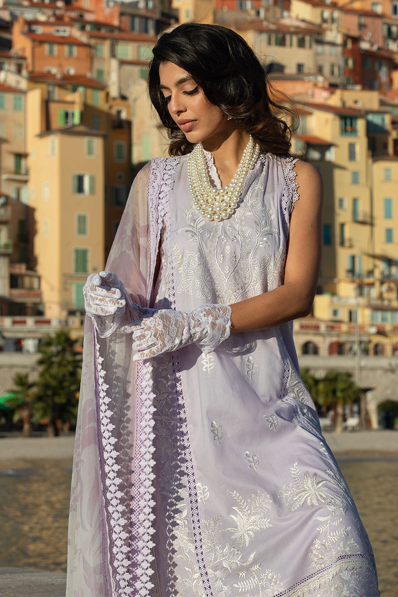 Ansab Jahangir | Zoha Luxury Lawn 25 | French Lavender
