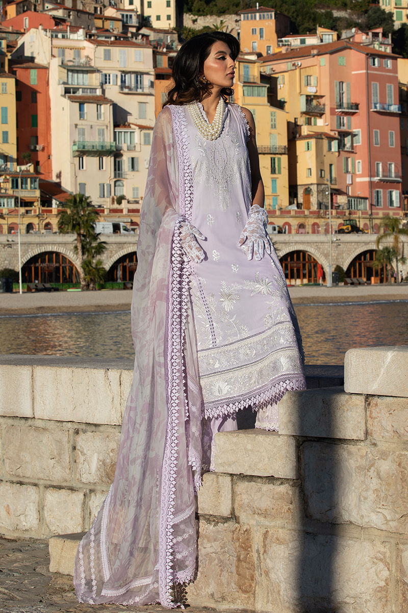Ansab Jahangir | Zoha Luxury Lawn 25 | French Lavender