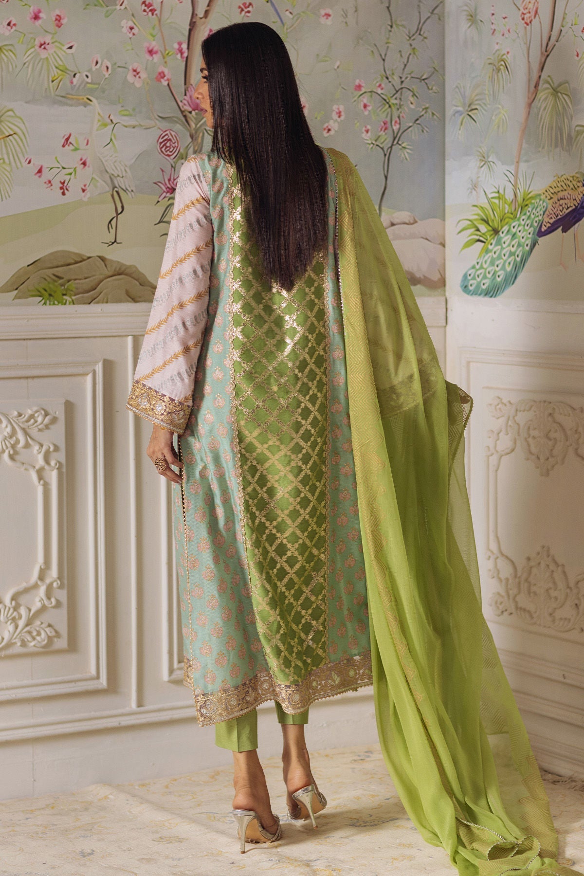 Annus Abrar | Elemental Festive | Nishba (Shirt, Pants and Dupatta)