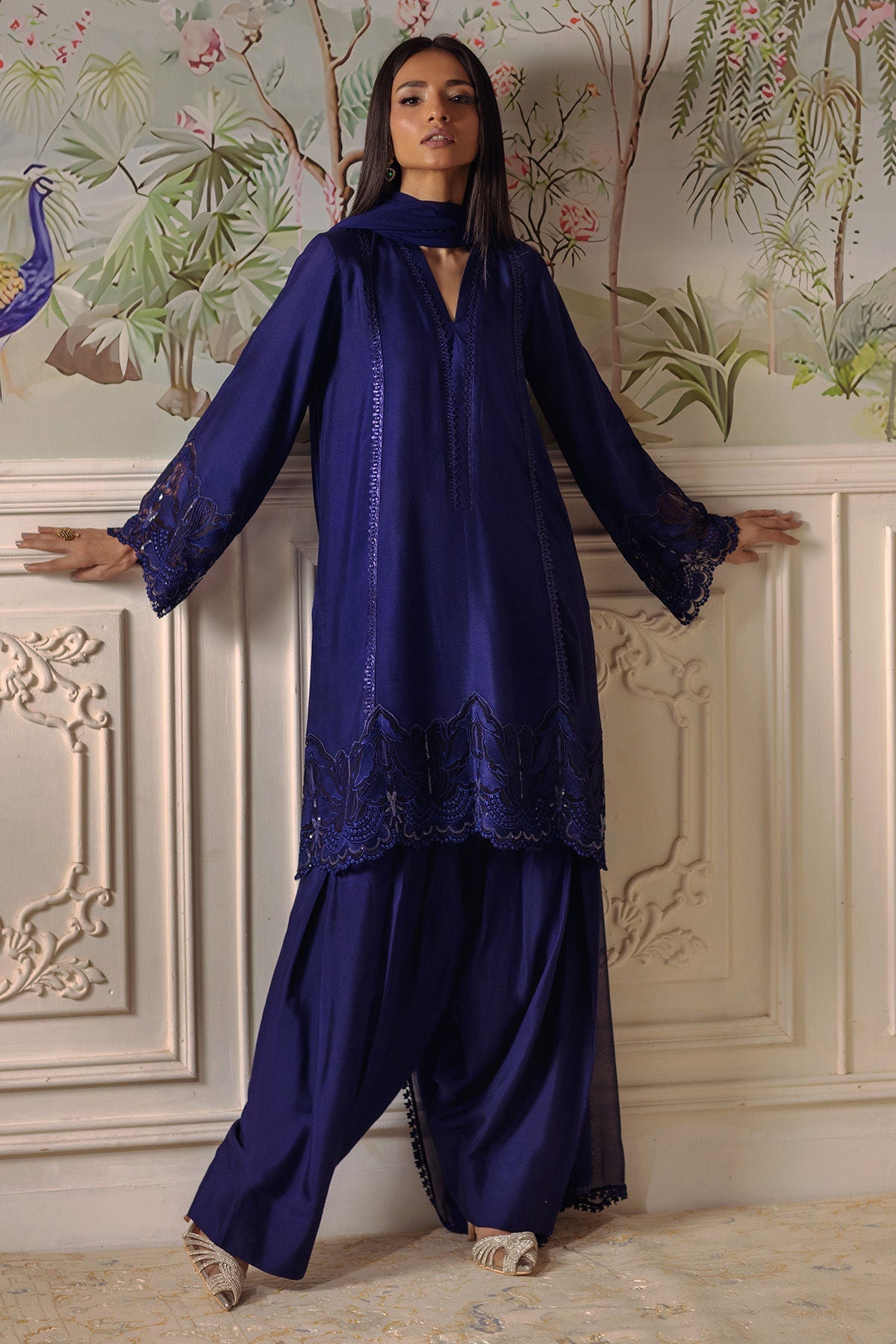 Annus Abrar | Elemental Festive | Baraan (Shirt, Pants and Dupatta)