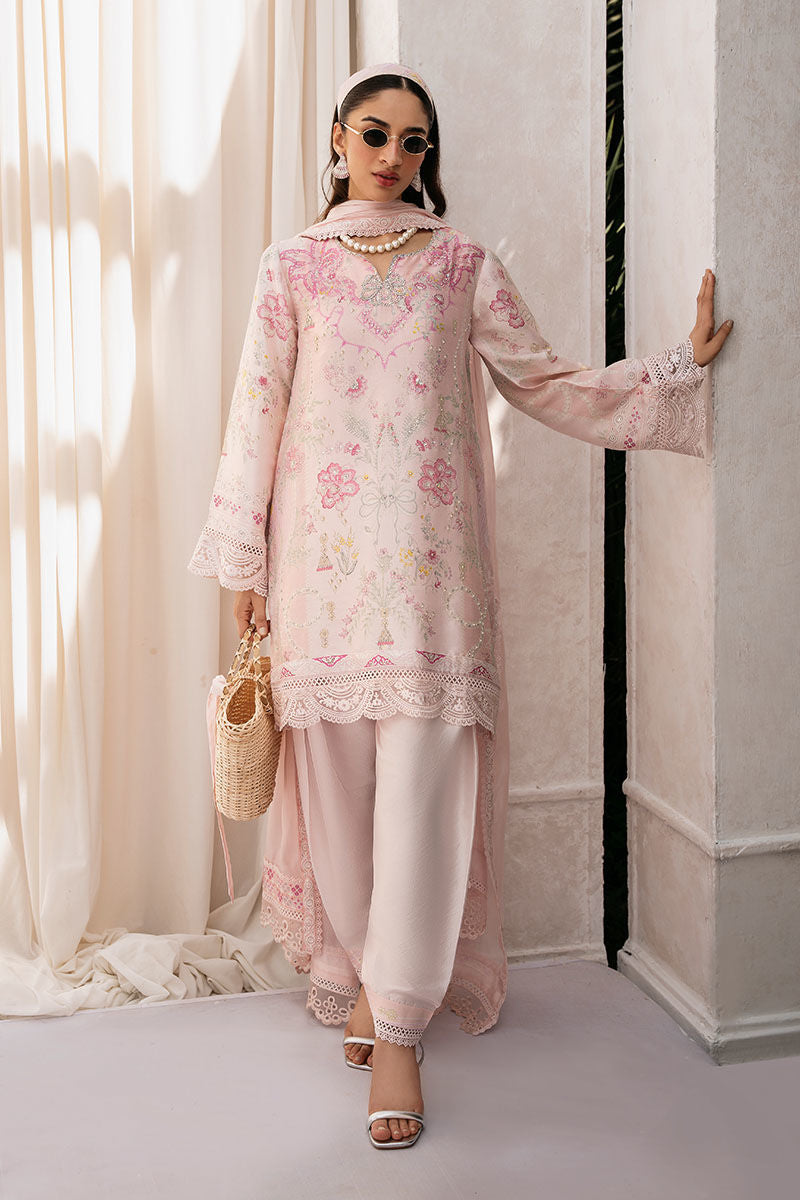 Ansab Jahangir | Digital Silk | Mahira Shirt And Dupatta