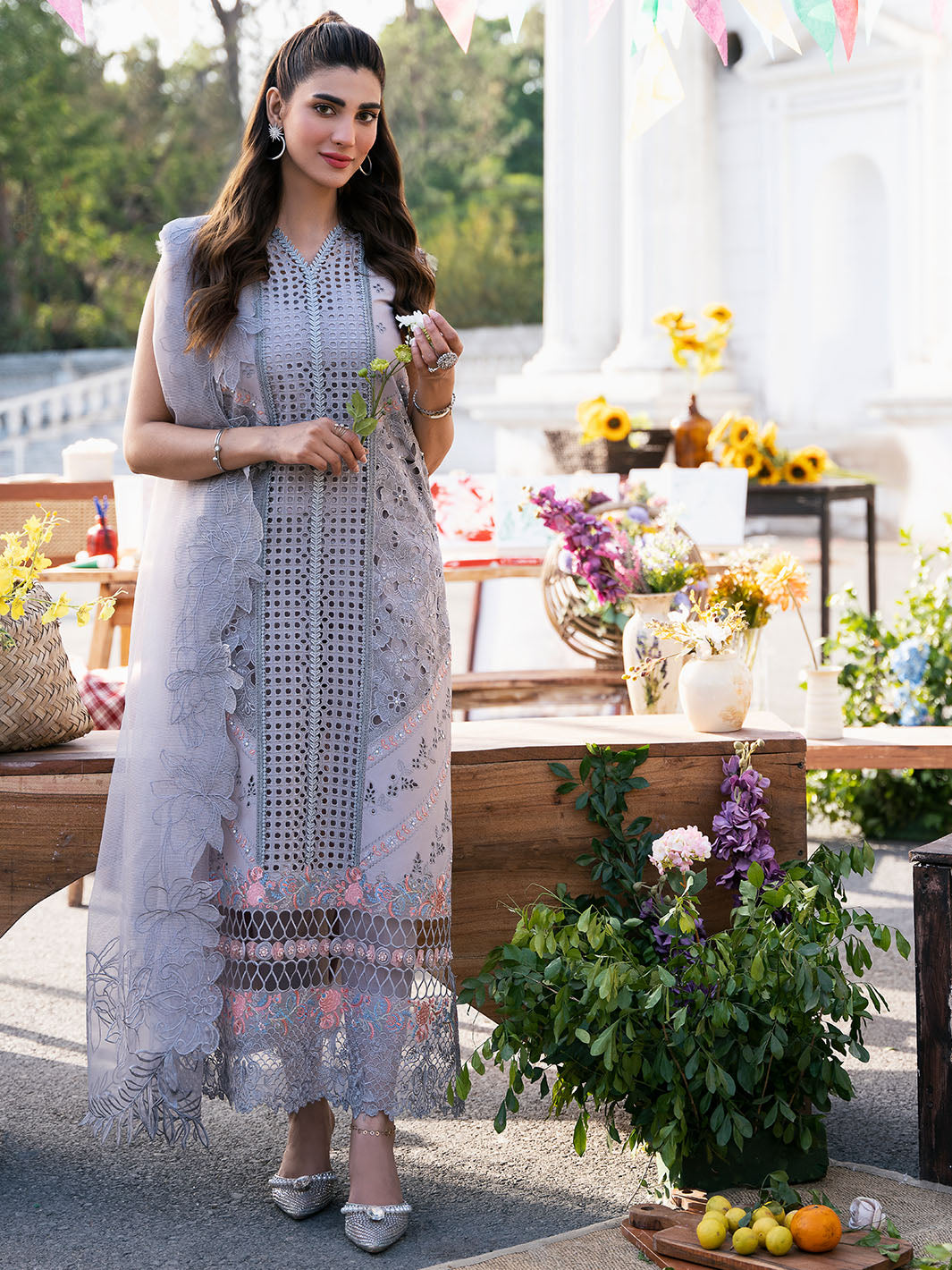 Bin Ilyas | Clara Embroidered Lawn 24 | 215 - B