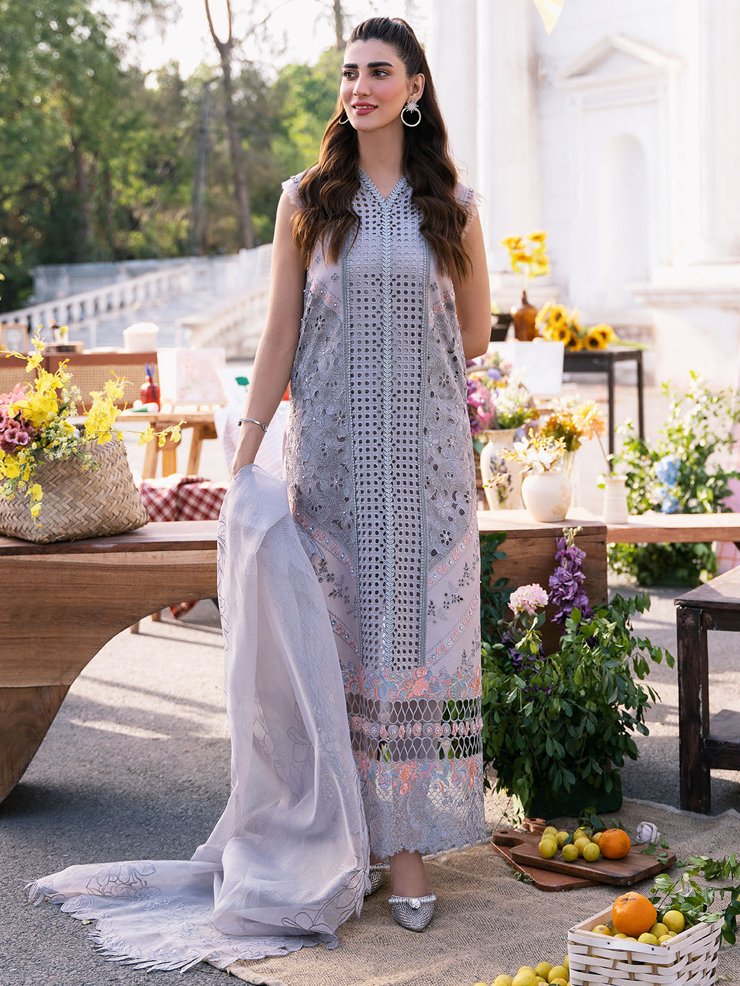 Bin Ilyas | Clara Embroidered Lawn 24 | 215 - B