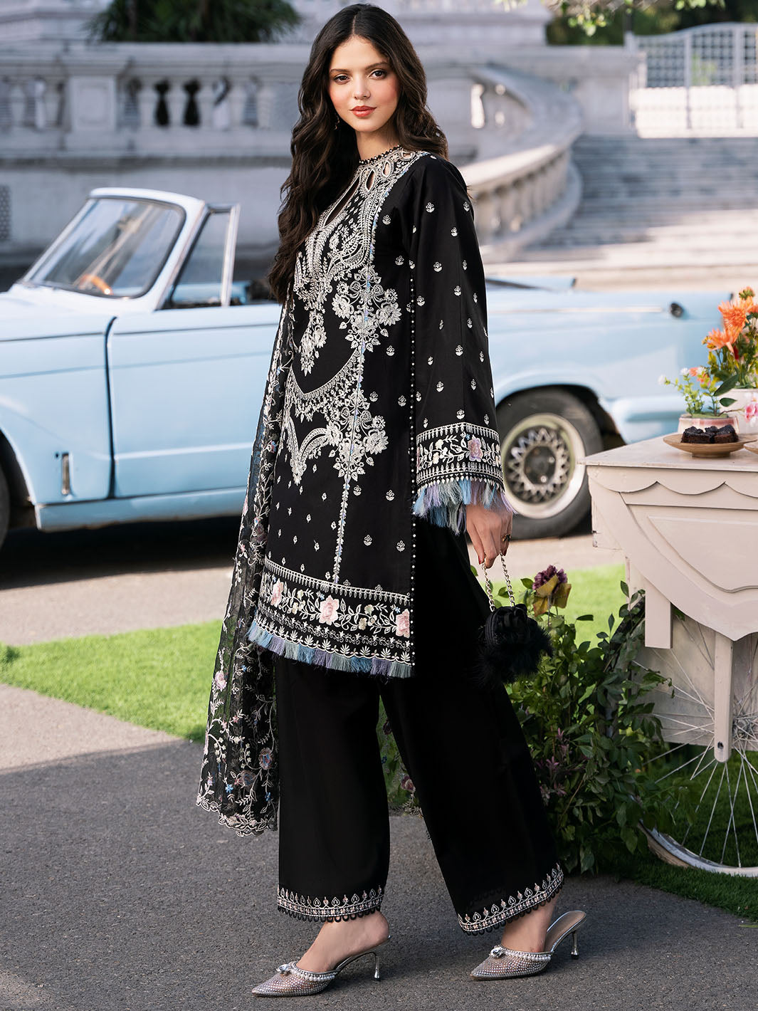 Bin Ilyas | Clara Embroidered Lawn 24 | 214 - A