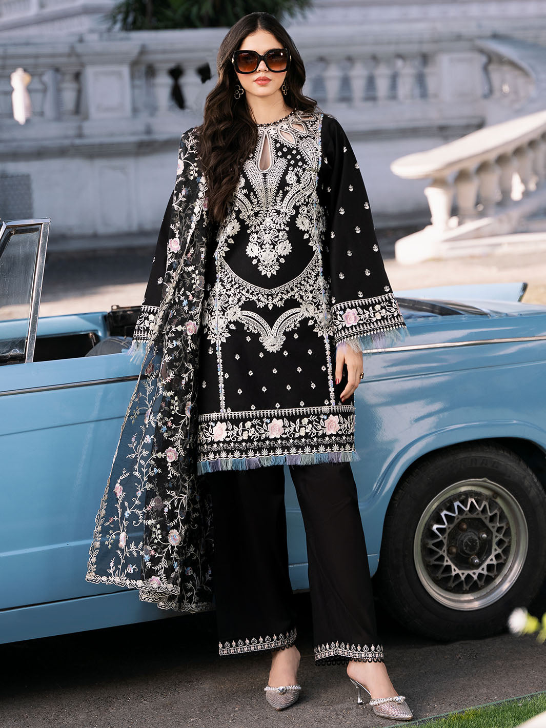 Bin Ilyas | Clara Embroidered Lawn 24 | 214 - A